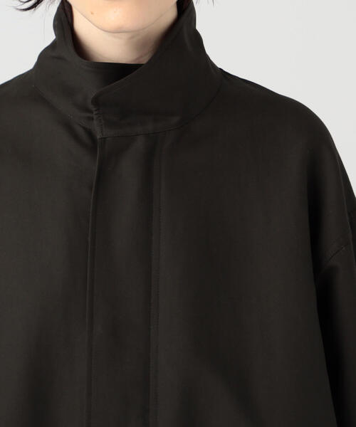 TOMORROWLAND （トゥモローランド）の「コットンダブルクロス モッズコート（モッズコート・レディース・チャコールグレー/ベージュ・36）」の9枚目の写真