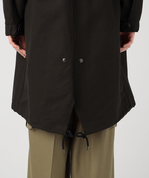 TOMORROWLAND （トゥモローランド）の「コットンダブルクロス モッズコート（モッズコート・レディース・チャコールグレー/ベージュ・36）」の14枚目の写真