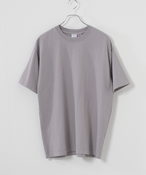 JOURNAL STANDARD(ジャーナルスタンダード)の「【SMC×J.S Homestead】別注 ピグメント ダイ クルーネック Tシャツ(Tシャツ/カットソー・メンズ・ホワイト/チャコールグレー/ライトグレー/グレー/ボルドー/クリアブルー/ダークブルー/コバルトブルー/ワイン・MEDIUM/LARGE/X-LARGE)」の5枚目の写真