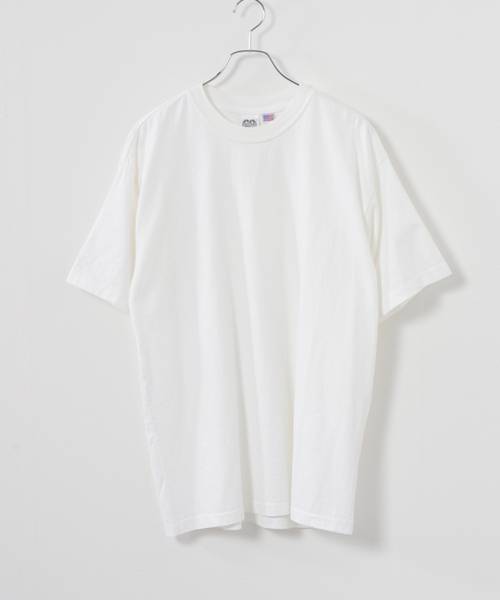 JOURNAL STANDARD(ジャーナルスタンダード)の「【SMC×J.S Homestead】別注 ピグメント ダイ クルーネック Tシャツ(Tシャツ/カットソー・メンズ・ホワイト/チャコールグレー/ライトグレー/グレー/ボルドー/クリアブルー/ダークブルー/コバルトブルー/ワイン・MEDIUM/LARGE/X-LARGE)」の2枚目の写真