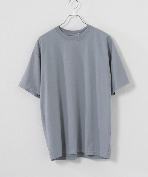 JOURNAL STANDARD(ジャーナルスタンダード)の「【SMC×J.S Homestead】別注 ピグメント ダイ クルーネック Tシャツ(Tシャツ/カットソー・メンズ・ホワイト/チャコールグレー/ライトグレー/グレー/ボルドー/クリアブルー/ダークブルー/コバルトブルー/ワイン・MEDIUM/LARGE/X-LARGE)」の3枚目の写真