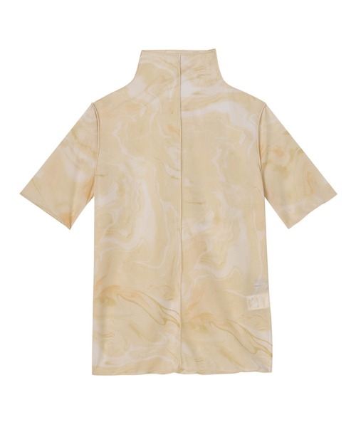 Settimissimo（セッティミッシモ）の「マーブル柄アウトシームシアープルオーバー（Tシャツ/カットソー・レディース・ベージュ/ラベンダー・FREE）」の6枚目の写真