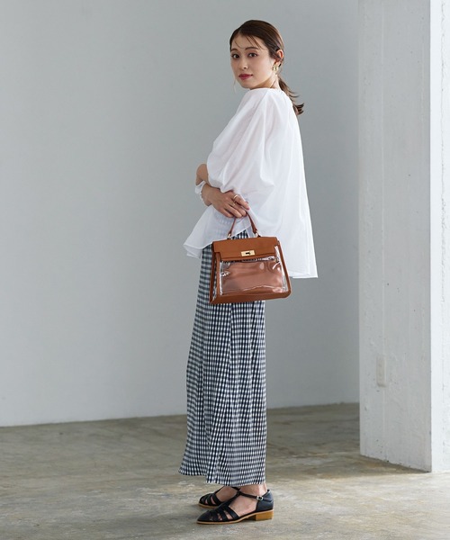 KOBE LETTUCE(コウベレタス)の「セルフカットOKチェック柄スカート(スカート・レディース・イエロー/グリーン/ブラック・FREE)」の12枚目の写真