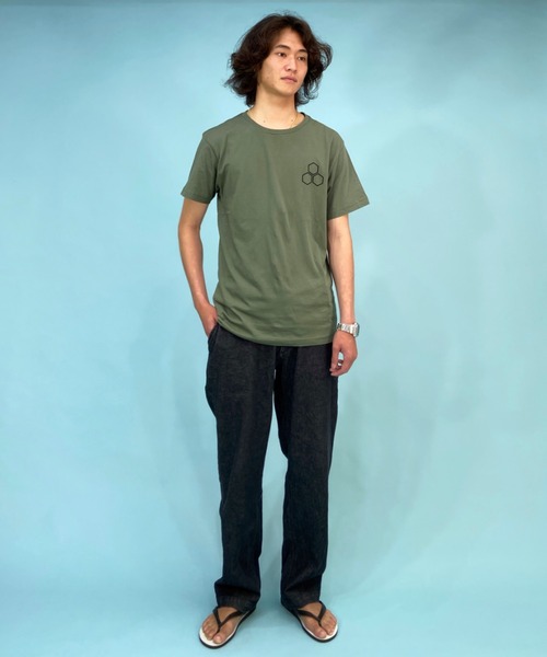 Quiksilver(クイックシルバー)の「QUIKSILVER/クイックシルバー デニムパンツ ワイドデニム/テーパード ワンポイント 刺繍ロゴ QPT225071(デニムパンツ・メンズ・ブラック/ブルー・M/L)」の8枚目の写真