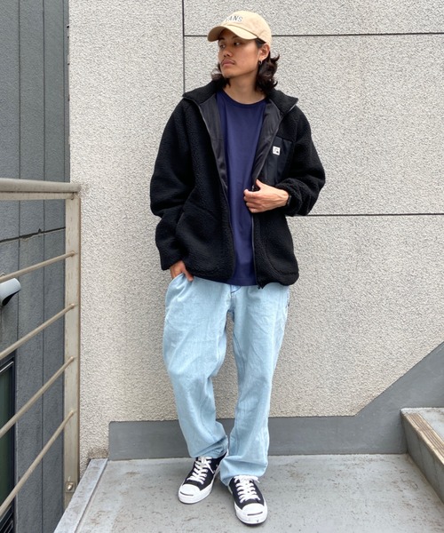 Quiksilver(クイックシルバー)の「QUIKSILVER/クイックシルバー デニムパンツ ワイドデニム/テーパード ワンポイント 刺繍ロゴ QPT225071(デニムパンツ・メンズ・ブラック/ブルー・M/L)」の20枚目の写真