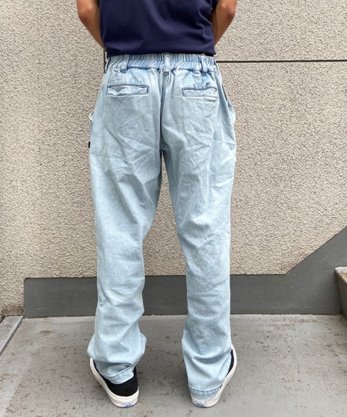 Quiksilver(クイックシルバー)の「QUIKSILVER/クイックシルバー デニムパンツ ワイドデニム/テーパード ワンポイント 刺繍ロゴ QPT225071(デニムパンツ・メンズ・ブラック/ブルー・M/L)」の18枚目の写真
