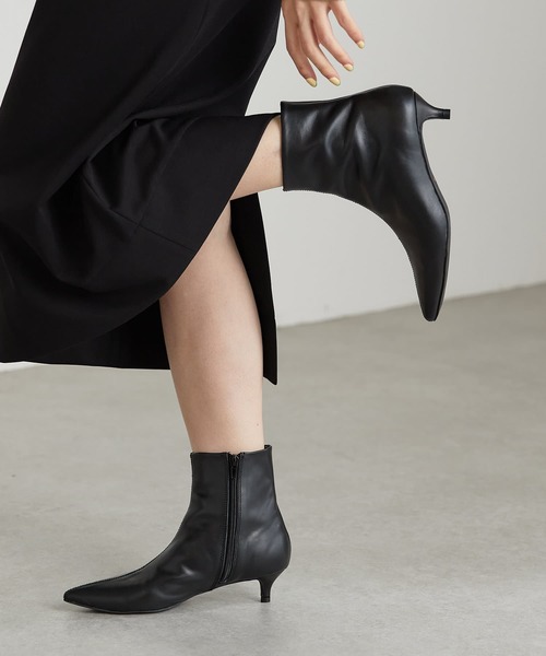 PAPILLONNER(パピヨネ)の「ポインテッドブーティー/PAPILLONNER/パピヨネ(ブーツ・レディース・ブラック/ベージュ・38/36/37)」の19枚目の写真