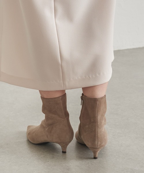 PAPILLONNER(パピヨネ)の「ポインテッドブーティー/PAPILLONNER/パピヨネ(ブーツ・レディース・ブラック/ベージュ・38/36/37)」の6枚目の写真