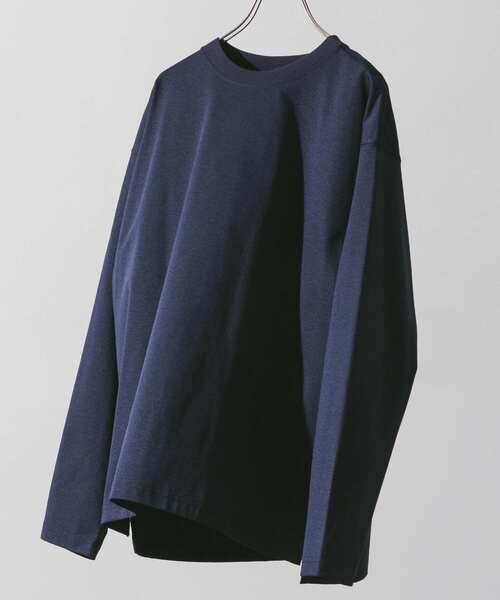 URBAN RESEARCH DOORS(アーバンリサーチドアーズ)の「『XLサイズ/WEB限定』Quick dry ボックスロングスリーブTシャツ(Tシャツ/カットソー)」|ネイビー