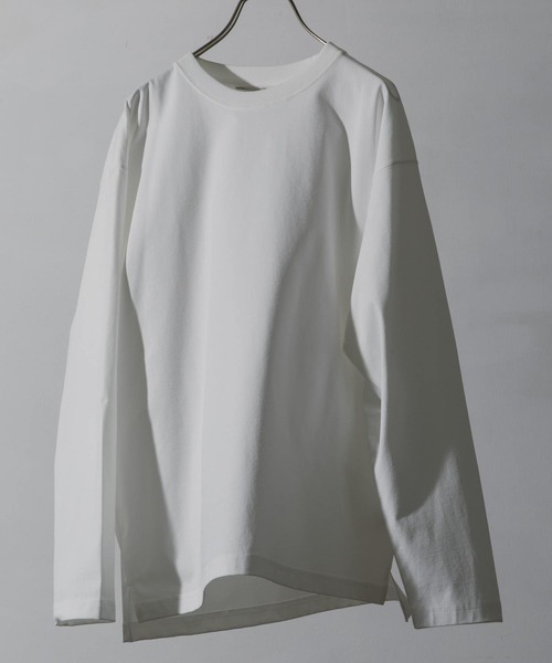 URBAN RESEARCH DOORS(アーバンリサーチドアーズ)の「Quick dry ボックスロングスリーブTシャツ(Tシャツ/カットソー・メンズ・グリーン/ネイビー/グレー/ホワイト・MEDIUM/X-LARGE/LARGE)」の2枚目の写真