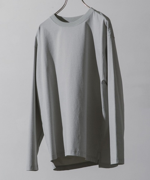 URBAN RESEARCH DOORS(アーバンリサーチドアーズ)の「Quick dry ボックスロングスリーブTシャツ(Tシャツ/カットソー・メンズ・グリーン/ネイビー/グレー/ホワイト・MEDIUM/X-LARGE/LARGE)」の15枚目の写真