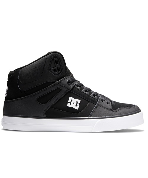 DC SHOES(ディーシーシューズ)の「PURE HIGH-TOP WC/DCハイカットスニーカー(スニーカー・メンズ・ブラック×ホワイト・26.5cm/27cm/26cm/27.5cm/28.5cm/28cm/24.5cm/24cm/25cm/29cm)」の2枚目の写真