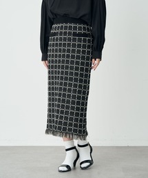 earth music&ecology | ニットツイードスカート(スカート)