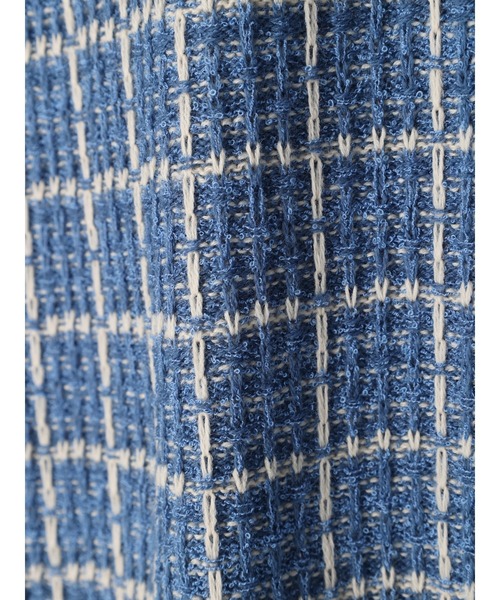 earth music&ecology(アースミュージックアンドエコロジー)の「ニットツイードスカート(スカート・レディース・ブラック/サックスブルー・S/M)」の14枚目の写真