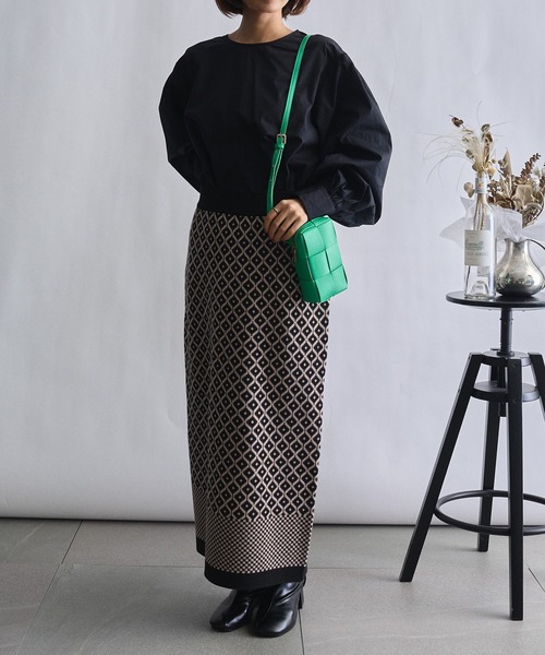 SETUP7(セットアップセブン)の「【SETUP7】イントレチャートPUレザーショルダーバッグ KNF ※(ショルダーバッグ・レディース・ピンク/イエロー/ブルー/グリーン/ブラック/ホワイト・FREE)」の19枚目の写真