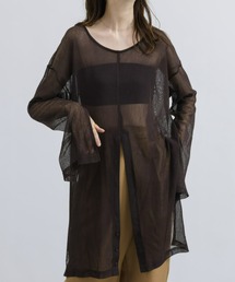 NEUNA | 【大人レディの透け感。】4WAYシアーロングカットソー(Tシャツ/カットソー)