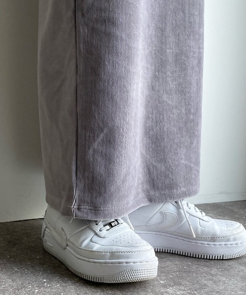 DouDou（ドゥドゥ）の「コーデュロイジャージースカート（スカート・レディース・ブラック/グレー/オフホワイト/ライトグリーン・FREE）」の15枚目の写真