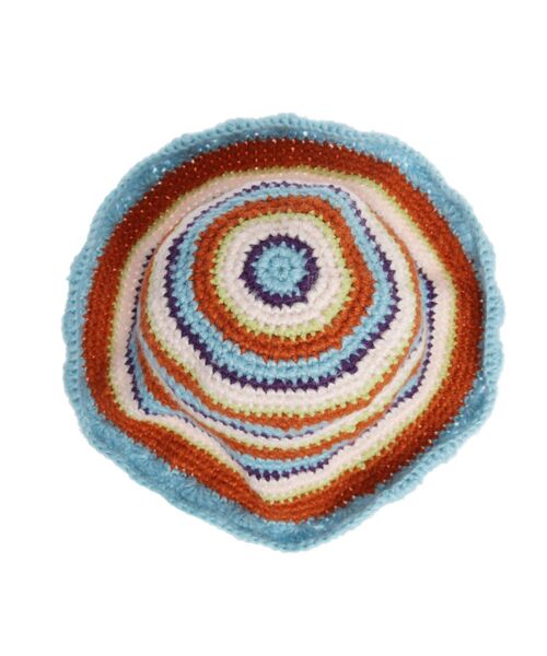 jouetie（ジュエティ）の「ミックスニットハット（ハット・レディース・ブラウン/ブルー・FREE）」の9枚目の写真