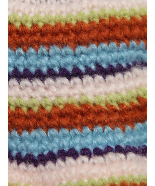 jouetie（ジュエティ）の「ミックスニットハット（ハット・レディース・ブラウン/ブルー・FREE）」の12枚目の写真