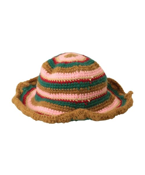 jouetie（ジュエティ）の「ミックスニットハット（ハット・レディース・ブラウン/ブルー・FREE）」の14枚目の写真