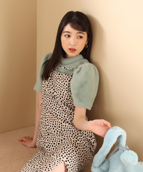 one after another NICE CLAUP(ワンアフターアナザーナイスクラップ)の「ふわふわファーBag(ハンドバッグ・レディース・ピンク/アイボリー/ミント・FREE)」の16枚目の写真