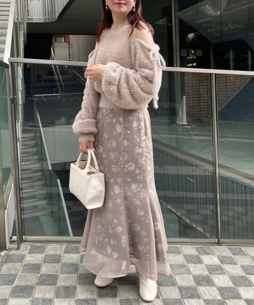 one after another NICE CLAUP（ワンアフターアナザーナイスクラップ）の「ロゴモチーフエンボスミニバック（ショルダーバッグ・レディース・ブラック/ピンク/アイボリー/モカ・FREE）」の22枚目の写真