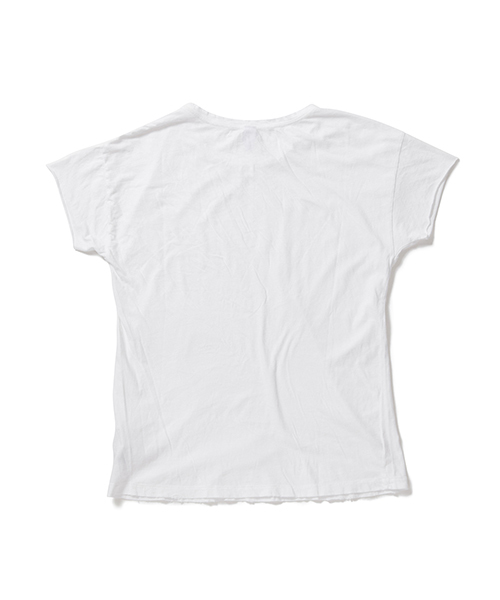 Demi-Luxe BEAMS（デミルクス ビームス）の「ALTERNATIVE /  コットンジャージー ロッカー Tシャツ（Tシャツ/カットソー・レディース・ホワイト・SMALL/MEDIUM）」の11枚目の写真