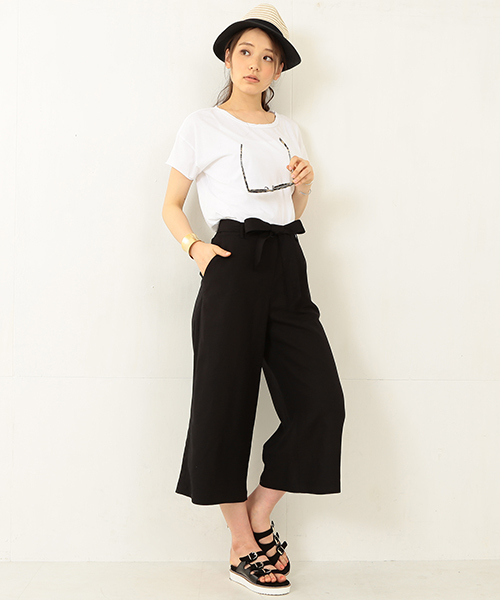 Demi-Luxe BEAMS（デミルクス ビームス）の「ALTERNATIVE /  コットンジャージー ロッカー Tシャツ（Tシャツ/カットソー・レディース・ホワイト・SMALL/MEDIUM）」の15枚目の写真