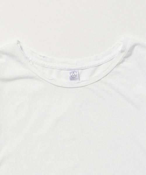 Demi-Luxe BEAMS（デミルクス ビームス）の「ALTERNATIVE /  コットンジャージー ロッカー Tシャツ（Tシャツ/カットソー・レディース・ホワイト・SMALL/MEDIUM）」の8枚目の写真