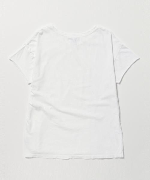 Demi-Luxe BEAMS（デミルクス ビームス）の「ALTERNATIVE /  コットンジャージー ロッカー Tシャツ（Tシャツ/カットソー・レディース・ホワイト・SMALL/MEDIUM）」の6枚目の写真