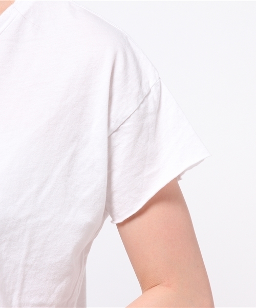 Demi-Luxe BEAMS（デミルクス ビームス）の「ALTERNATIVE /  コットンジャージー ロッカー Tシャツ（Tシャツ/カットソー・レディース・ホワイト・SMALL/MEDIUM）」の3枚目の写真