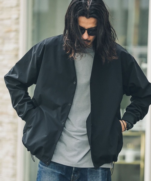 URBAN RESEARCH Sonny Label（アーバンリサーチサニーレーベル）の「撥水Vネックカーディガン（カーディガン/ボレロ・メンズ・ブラック/グリーン/キャメル・MEDIUM/LARGE）」の8枚目の写真