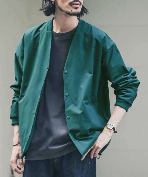 URBAN RESEARCH Sonny Label（アーバンリサーチサニーレーベル）の「撥水Vネックカーディガン（カーディガン/ボレロ・メンズ・ブラック/グリーン/キャメル・MEDIUM/LARGE）」の9枚目の写真