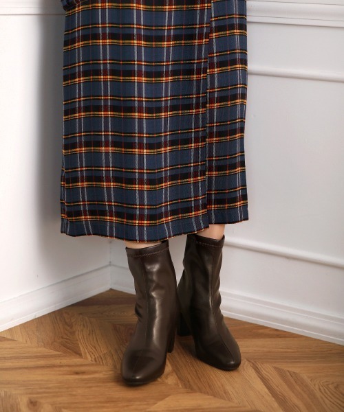 Bou Jeloud（ブージュルード）の「SUPOTTOベーシックショートブーツ（ブーツ・レディース・ブラック/ブラウン/カーキ/アイボリー・S/M/L/XL）」の9枚目の写真