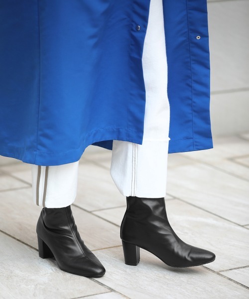 Bou Jeloud（ブージュルード）の「SUPOTTOベーシックショートブーツ（ブーツ・レディース・ブラック/ブラウン/カーキ/アイボリー・S/M/L/XL）」の16枚目の写真