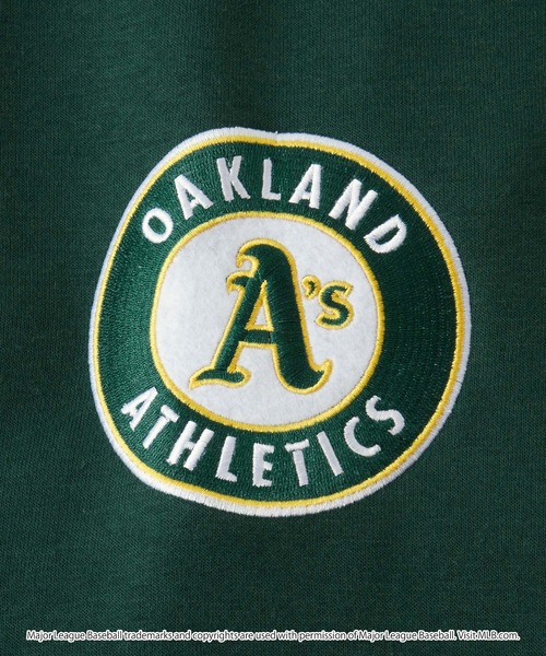 【値下げ】MLB アスレチックス　ロゴ刺繍　ワッペン　パーカー スウェット3L MLB パーカー 「MLB」「別注」ワッペン刺繍プリントパーカー