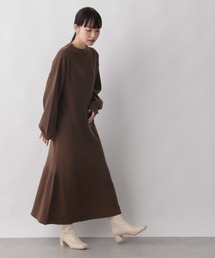 ニットフレアワンピース　294734