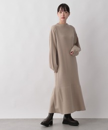 LOWRYS FARM | ニットフレアワンピース　294734(ワンピース)