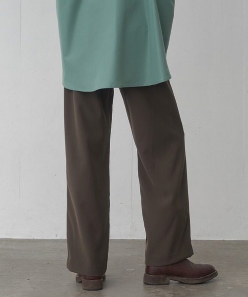 FEKETE（フェケテ）の「HIGH-WAISTED WIDE TROUSERS / ハイウエストワイドスラックス（スラックス・メンズ・ブラウン/ブラック・SMALL/MEDIUM/LARGE）」の19枚目の写真