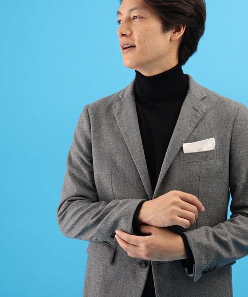 TAKEO KIKUCHI(タケオキクチ)の「◆スマート フランネル ジャケット / セットアップ対応(スーツジャケット・メンズ・グレー・02/03/04)」の14枚目の写真
