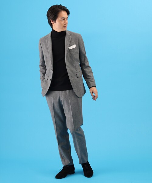 TAKEO KIKUCHI(タケオキクチ)の「◆スマート フランネル ジャケット / セットアップ対応(スーツジャケット・メンズ・グレー・02/03/04)」の18枚目の写真
