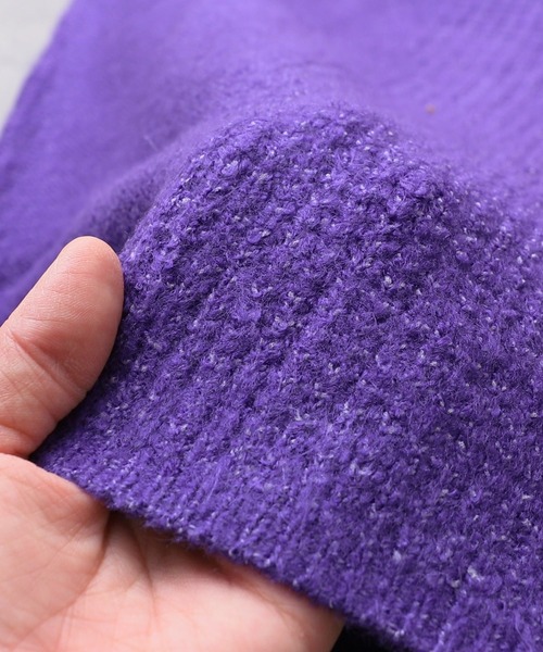 reca（レカ）の「ビッグシルエットハイネックニット（ニット/セーター・レディース・オートミール/ブラック/ベージュ/パープル・FREE）」の22枚目の写真