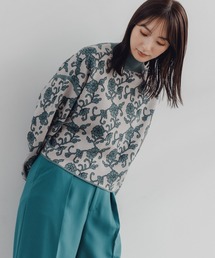 Andemiu | アラベスクフラワーニット172618(ニット/セーター)