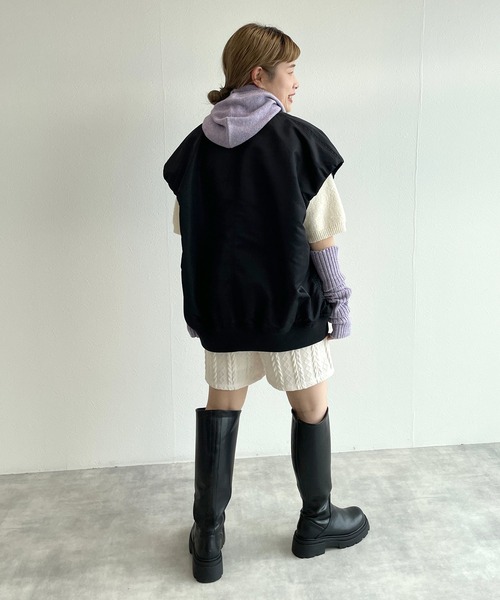 w closet（ダブルクローゼット）の「【2WAY】MA-1（MA-1・レディース・ブラック/ライトベージュ/ライトカーキ・FREE）」の11枚目の写真