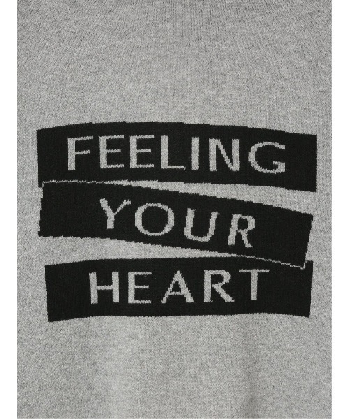 semantic design（セマンティックデザイン）の「【ストレッチ ウォッシャブル ルーズフィット】セマンティックデザイン ロゴ ニットプルパーカー（ニット/セーター・メンズ・ボルドー/グレー・MEDIUM/LARGE/X-LARGE）」の13枚目の写真