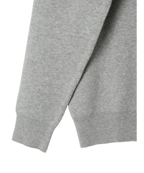 semantic design（セマンティックデザイン）の「【ストレッチ ウォッシャブル ルーズフィット】セマンティックデザイン ロゴ ニットプルパーカー（ニット/セーター・メンズ・ボルドー/グレー・MEDIUM/LARGE/X-LARGE）」の15枚目の写真