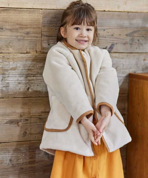 URBAN RESEARCH DOORS(アーバンリサーチドアーズ)の「リバーシブルフリースコート(KIDS)(その他アウター・キッズ・ベージュ系その他/ブルー系その他・105/120/135)」の10枚目の写真