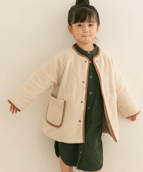 URBAN RESEARCH DOORS(アーバンリサーチドアーズ)の「リバーシブルフリースコート(KIDS)(その他アウター・キッズ・ベージュ系その他/ブルー系その他・105/120/135)」の15枚目の写真