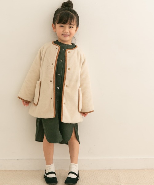 URBAN RESEARCH DOORS(アーバンリサーチドアーズ)の「リバーシブルフリースコート(KIDS)(その他アウター・キッズ・ベージュ系その他/ブルー系その他・105/120/135)」の20枚目の写真