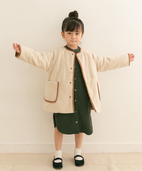 URBAN RESEARCH DOORS(アーバンリサーチドアーズ)の「リバーシブルフリースコート(KIDS)(その他アウター・キッズ・ベージュ系その他/ブルー系その他・105/120/135)」の11枚目の写真